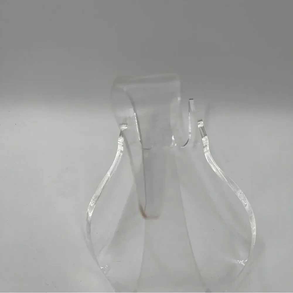 VINTAGE Acrylic Swan Towel Holder Bathroom Multi Use Home Decor Feminine Table
